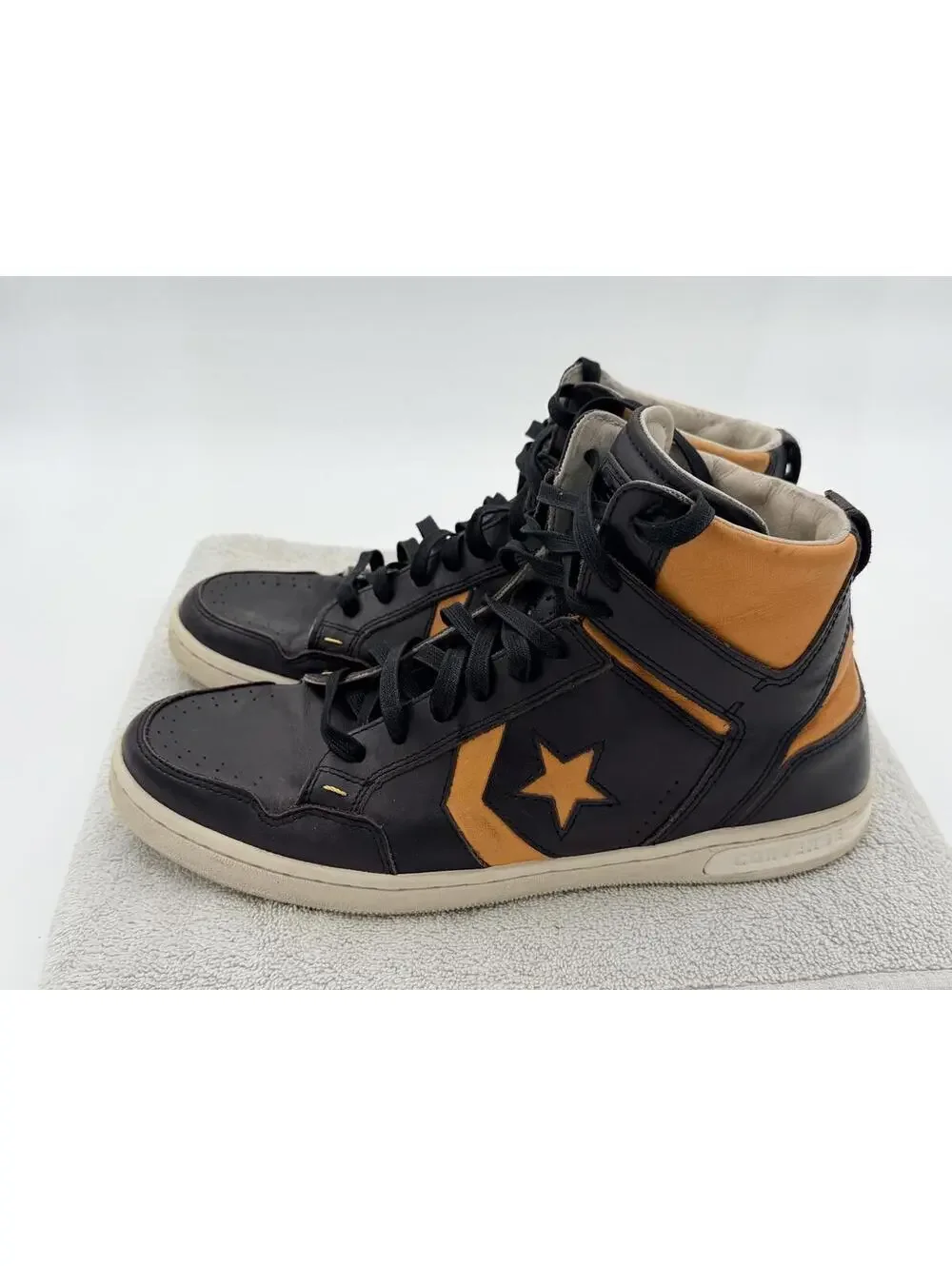 Converse x Varvatos Weapon 86 Brown Leather 132827C Men 11.5 - Picture 4 of 8